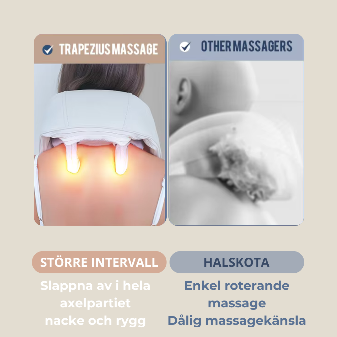 NordRelax-elektrisches Nackenmassagegerät