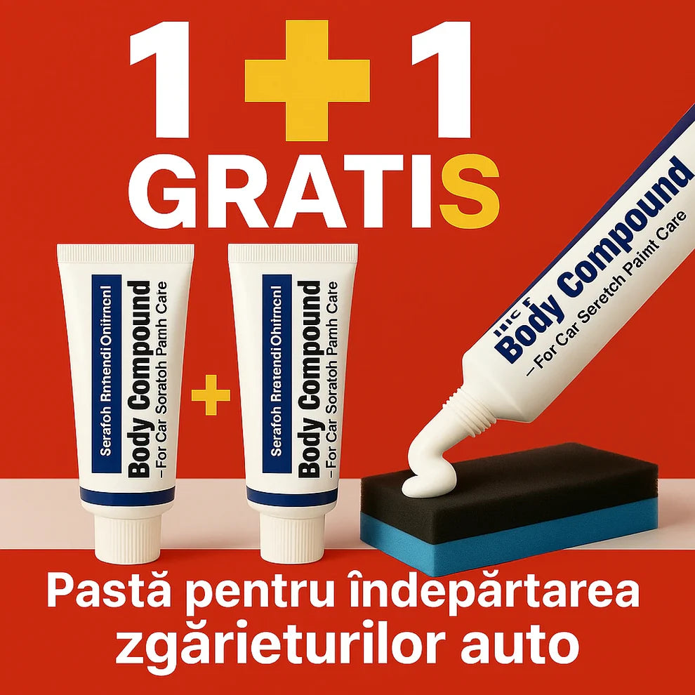 Pastă pentru zgârieturi auto cu efect polish 1+1 GRATIS