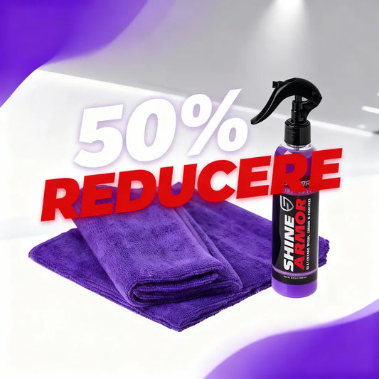 Kit tratament ceramică, efect hidrofob, 236 ml + lavetă